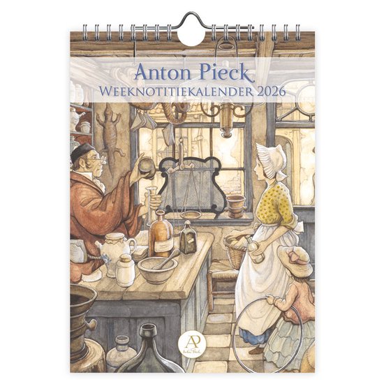 Anton Pieck Weeknotitiekalender 2026 Apotheek