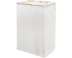 Wasmand - Wasbox - Laundry Basket - Oxford-Stof - Wassorteerder - Opbergmand - met Versterkte Handgrepen - Zelfstaand - Opvouwbaar - 30*30*40cm - Beige