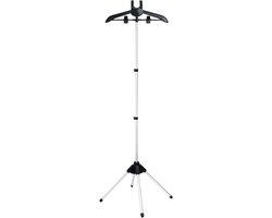 longziming -Opvouwbare Kledingstomer Standaard – Verstelbare Hoogte, Lichtgewicht & Draagbaar met Kledingclips – Geschikt voor Hand- en Verticale Stomers