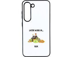 Hacebo® - Later word ik rijk telefoonhoesje - Geld - Geld verdieners - telefoonhoesjes - Miljonair - cash - hoesje geschikt voor Samsung Galaxy S23
