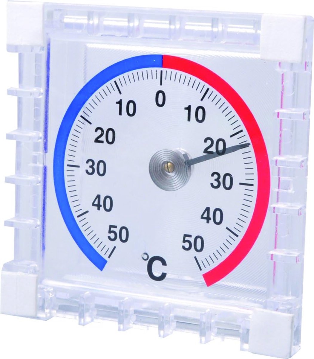 Vensterthermometer voor binnen en buiten -50°C tot 50°C