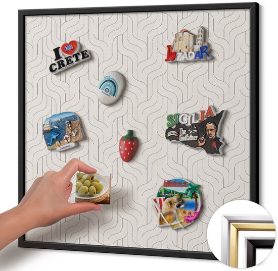 Beschrijfbaar en uitwisbaar magneetbord voor de muur - 5 magneten - 1 marker -... | bol