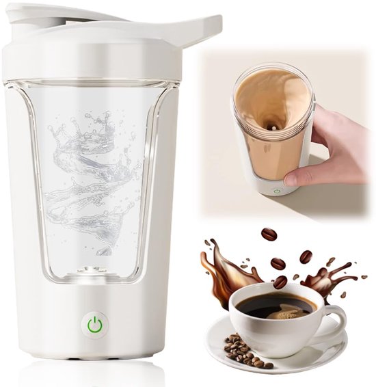 Sayano Professional Plus - Shaker Elettrico Proteina (USB) Con Contenitore (600ml