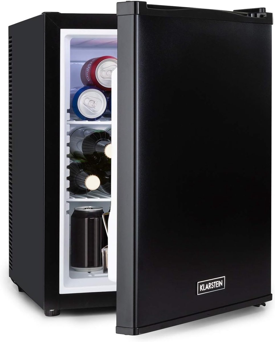 Minibar Koelkast - Geruisloze Drankenkoelkast met LED Verlichting en 37 Liter Capaciteit