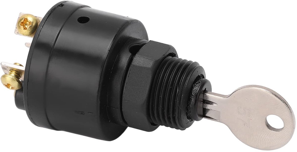 Boot Jacht Serie 6 Schroef 3 Positie Contactslot 393301 Met 2 Sleutels Voor Omc Binnenboord Buitenboordmotor Aangedreven Boten
