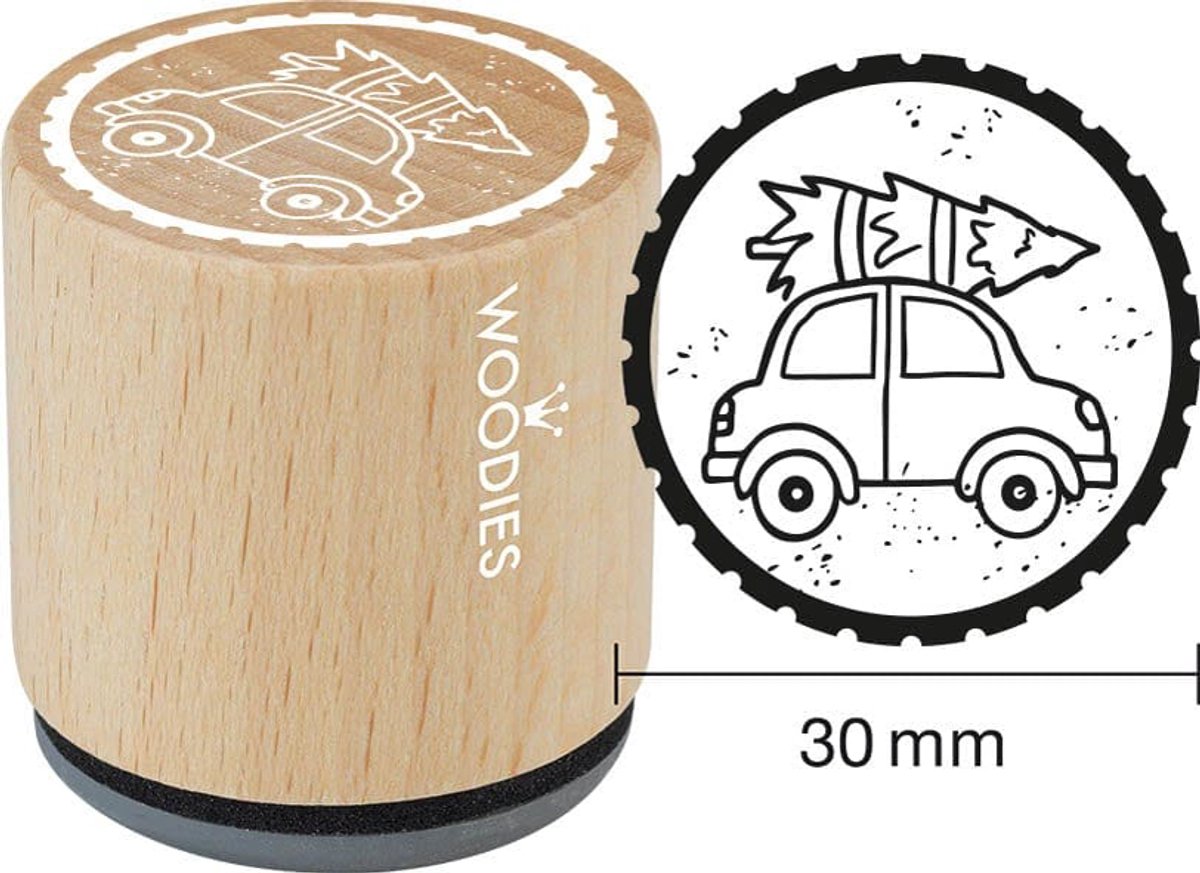 COLOP Woodies stempel Sneeuwpop