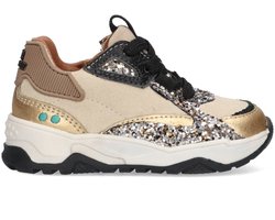 BunniesJR 225876-469 Jongens Lage Sneakers - Groen - Leer - Veters