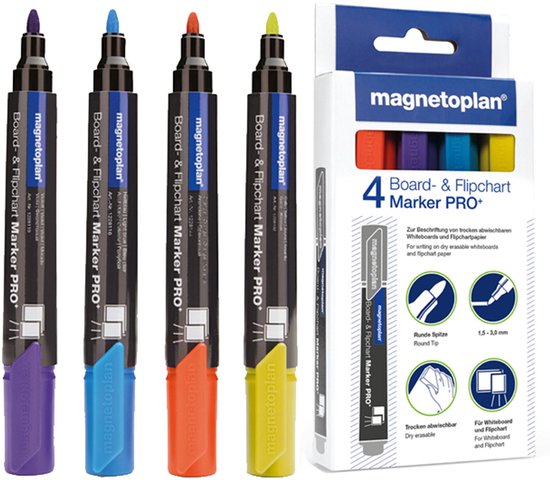 magnetoplan Whiteboard- en flipover marker PRO+, oranje