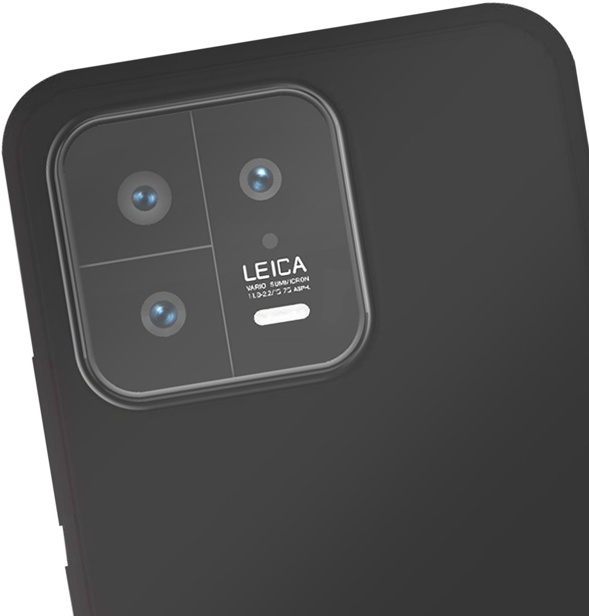Jaym, Hoesje voor Xiaomi 13 Premium Siliconen Microvezel, Zwart