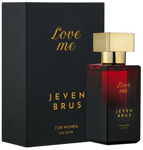 Jeven Brus – Love Me, Damesparfum met Zoete en Warme Geurnoten en Langdurige Geur, Eau de Parfum - 50 ml