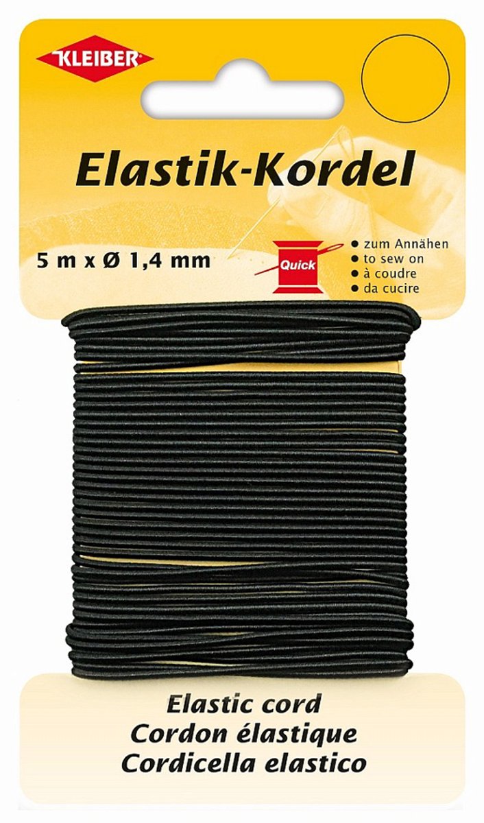 Trekkoord, 1,4 mm x 5 m, wit