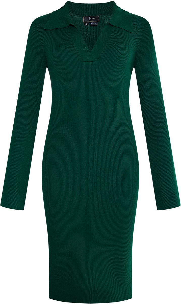 faina Jersey schede jurk