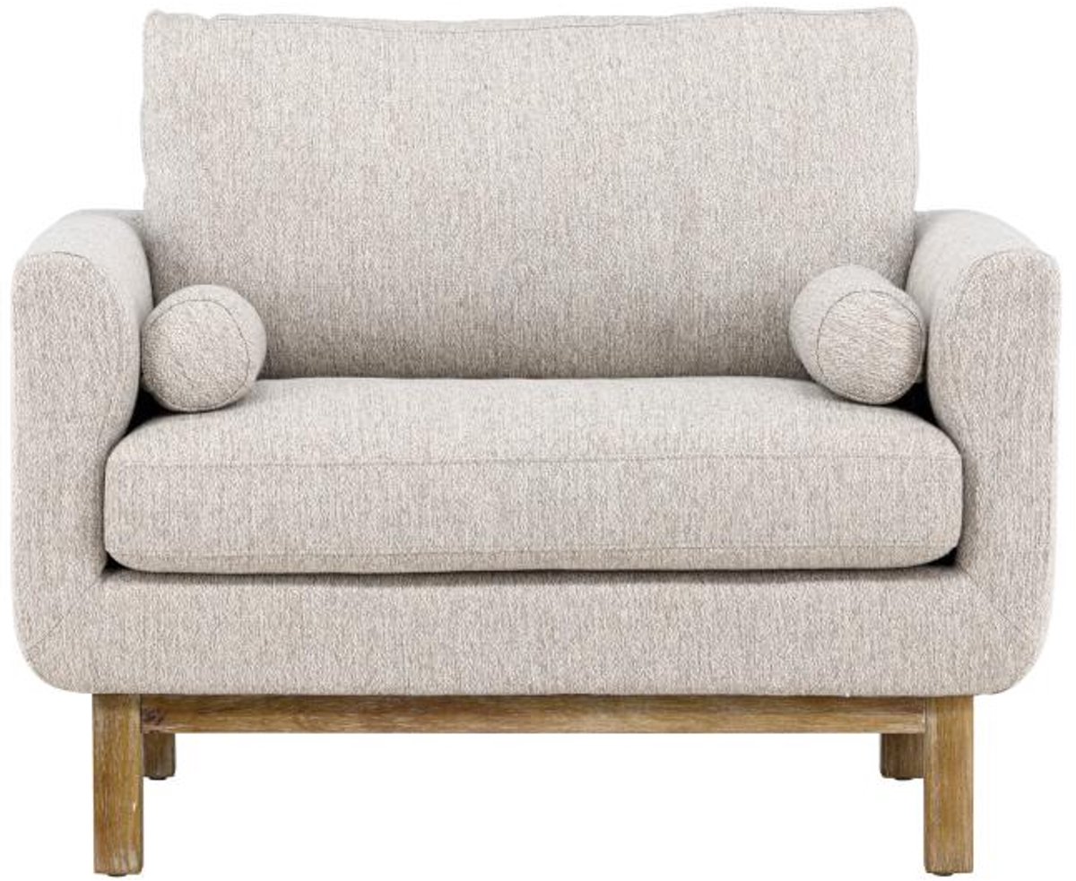 Svea - Nasser fauteuil - boucle - beige