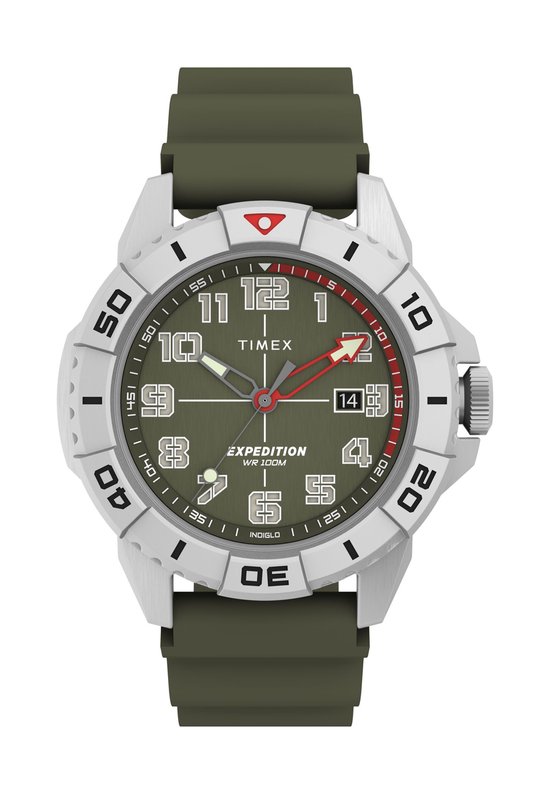 Timex Expedition North Ridge TW2V40700 Horloge - Siliconen - Groen - Ø 42 mm