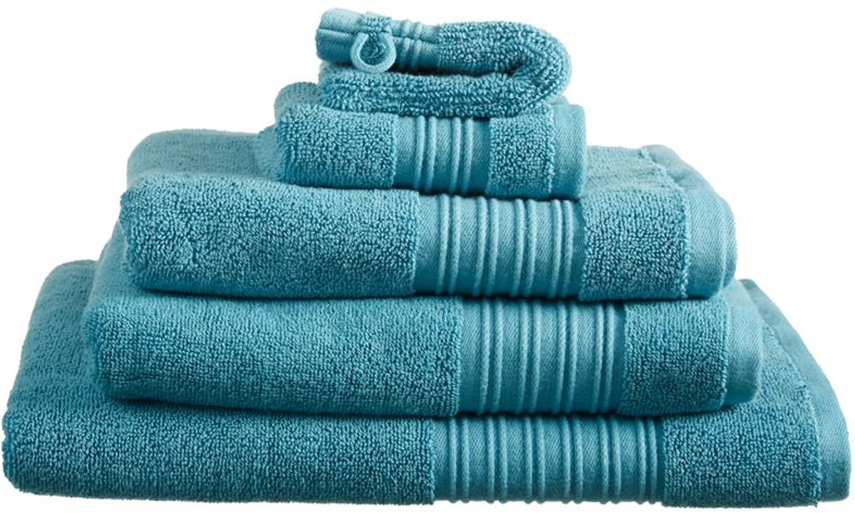 Beddinghouse Sheer set van 3 Washandjes - 16x22 cm - Petrol