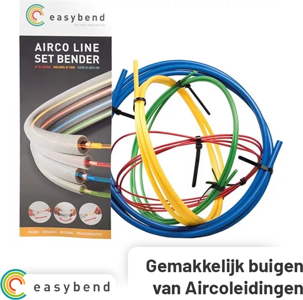 Easybend Koelleiding Buigveren Set Inwendig 4 meter