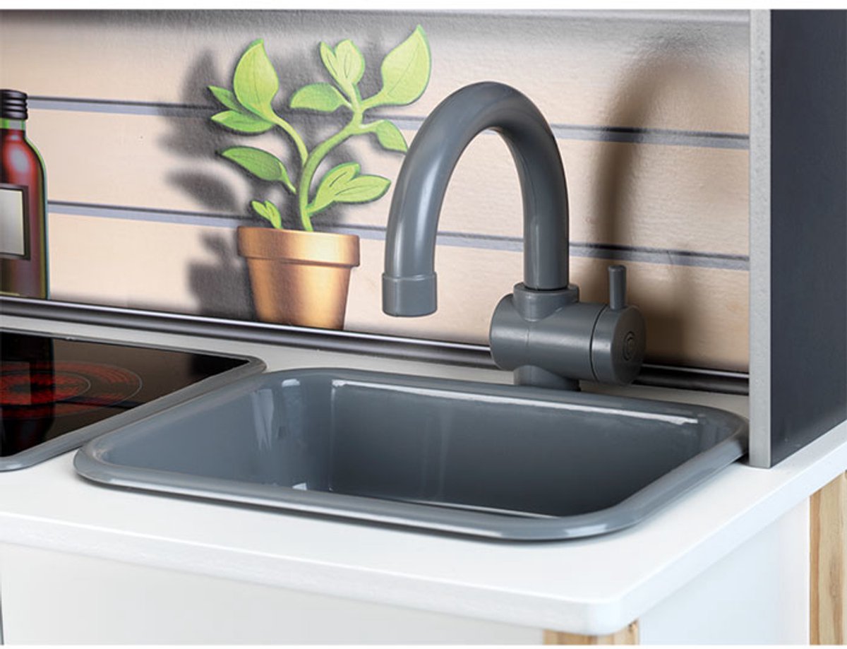 Klein Toys Miele houten speelgoedkeuken - incl. bijpassende accessoires, licht- en geluidseffecten - multicolor — afbeelding 12