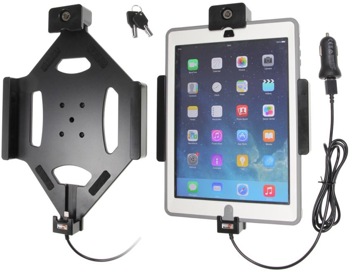 Brodit Halter aktiv Apple iPad Air mit USB-Kabel, abschließbar