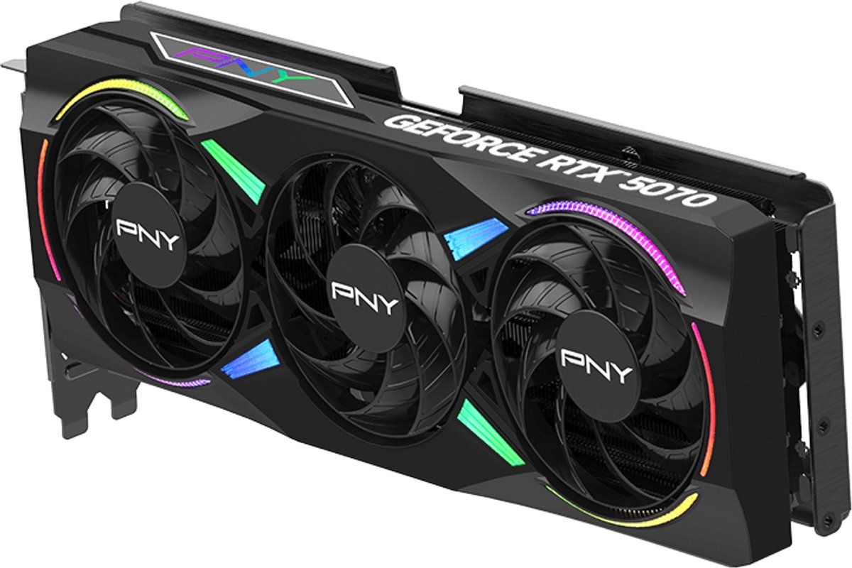 Pny Geforce Rtx 5070 Epic-X Rgb Oc Nvidia 12 Gb Gddr7 videokaart - afbeelding 2