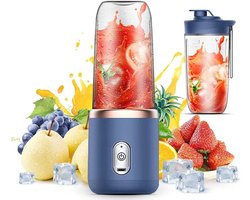 foto van JeiibrZui Draagbare Sapcentrifuge 21000 RPM - 400ml Mini Blender Beker - Voor Thuis Kantoor En Reizen - Krachtige Blender Voor Gezonde Dranken