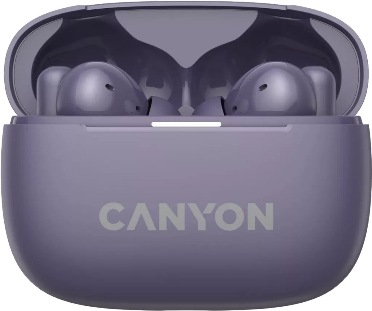 Canyon TWS-10 ANC+ENC Draadloze Headset - Purple