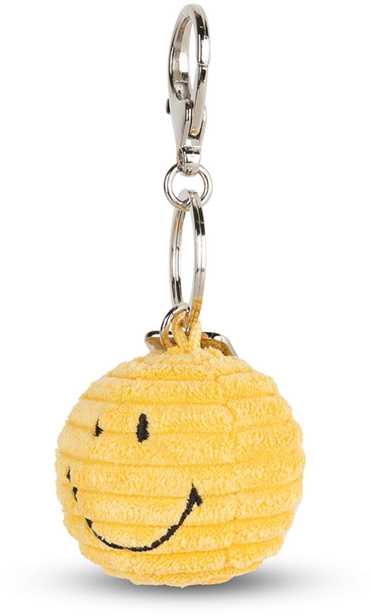 Bon Ton Toys Smiley® - Sleutelhanger Corduroy Geel- 4.5 cm