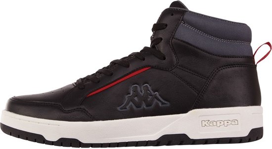 Kappa Unisex Mid Cut Sneaker 243317 Black/Grey-45