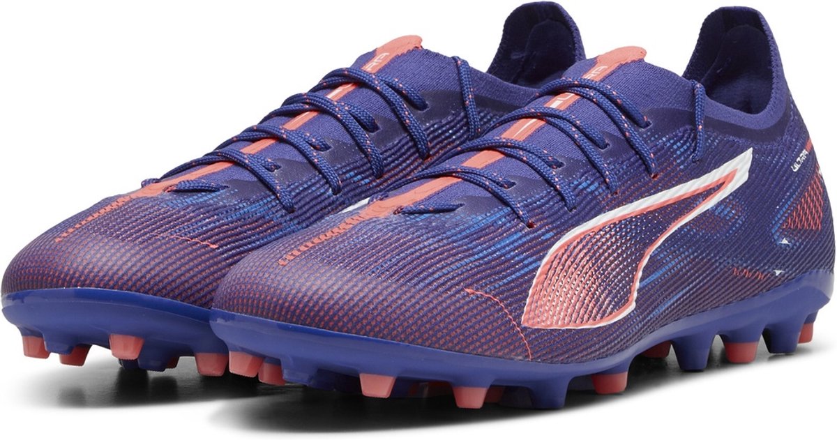 Puma Fußballschuhe Low Ultra 5 Pro MG 107886 Lapis Lazuli-Puma White-Sunset Glow-46