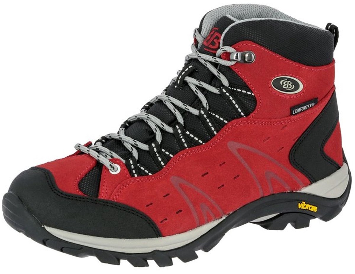 Brütting wandelschoenen voor dames Mount Bona High - Rood - Zwart