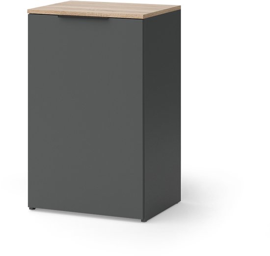 Vicco Sideboard Wido, Groen, 80 x 50 cm met deur | Groen | Hoekladenkast | 406673151411306