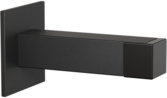 GPF Butoir de porte carré 85x20 / 50mm noir