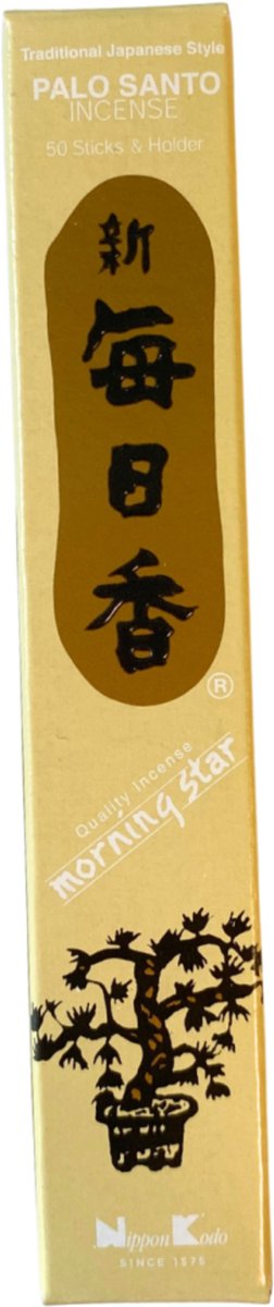 Ruben Robijn Palo Santo wierook stokjes - Nippon Kodo - Morning star Beige