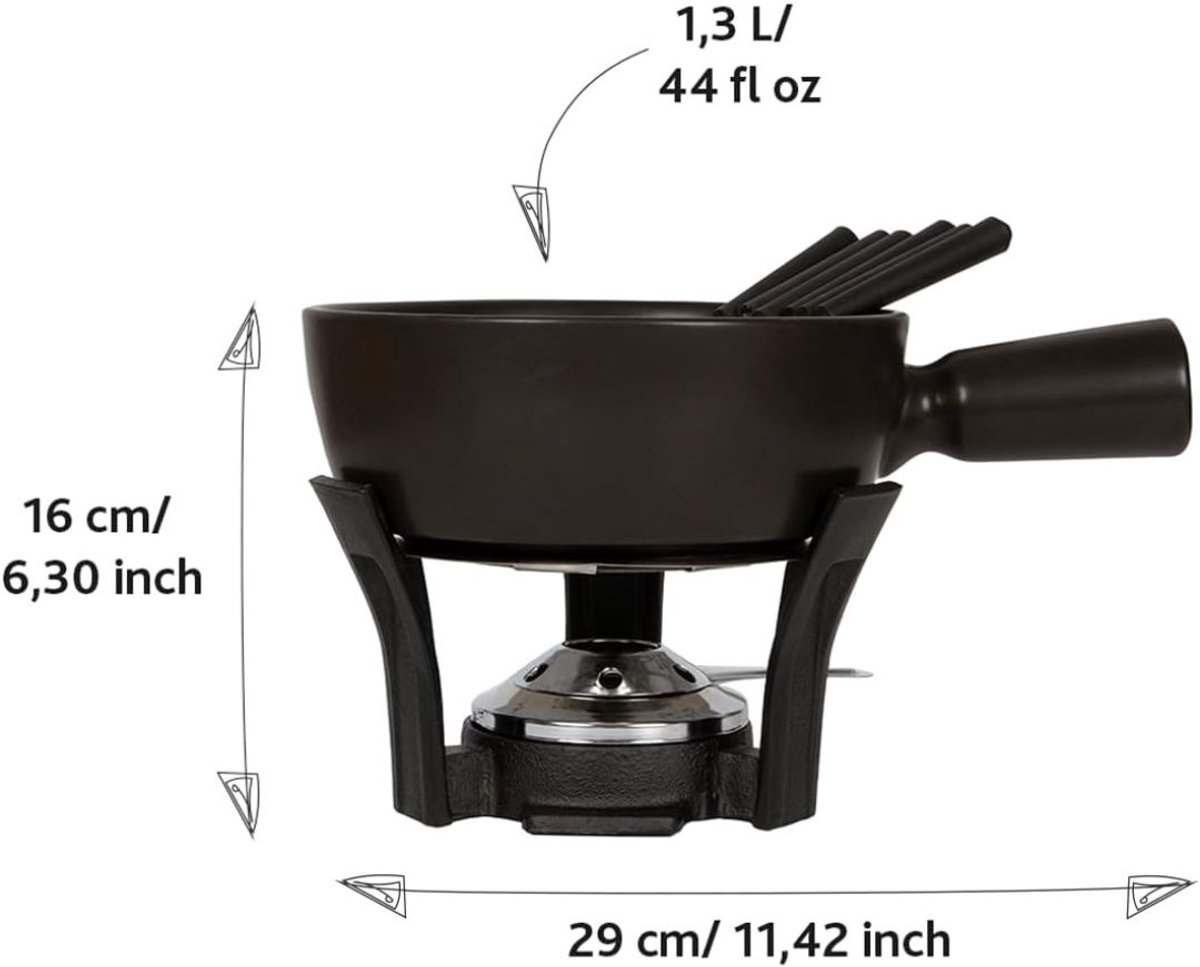 MKSS® Kaasfondue set Elektrisch - Fonduepannen - Fondueset – foto 5
