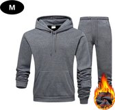 Livano Joggingpak Heren - Huispak - Volwassenen - Trainingspak - Comfortabel - Jogging Pak - Joggingsbroek - Donkergrijs - M