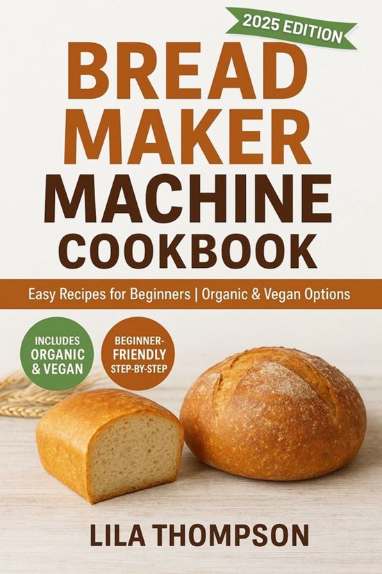 Bread Maker Machine Cookbook - cover