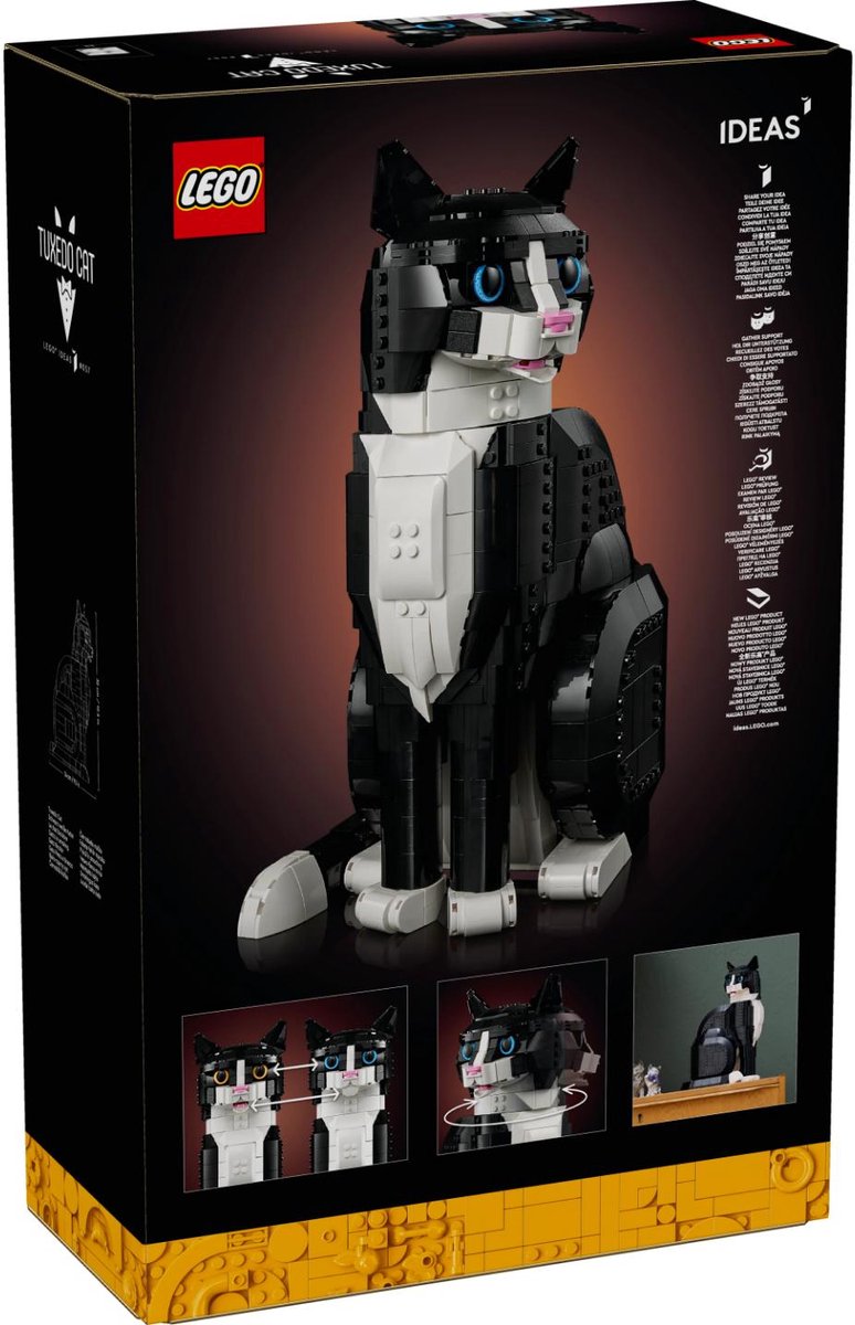LEGO Ideas Zwart-witte kat - 21349 — afbeelding 15