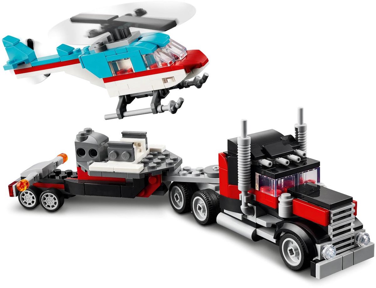 LEGO Creator 3in1 Truck met helikopter - 31146 — afbeelding 25