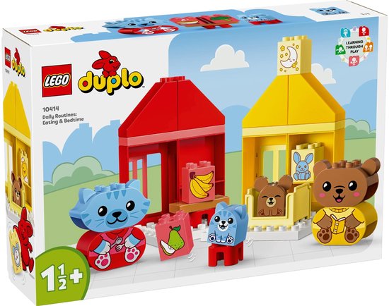 LEGO DUPLO Mijn eerste Dagelijkse gewoontes eten en slapen - 10414