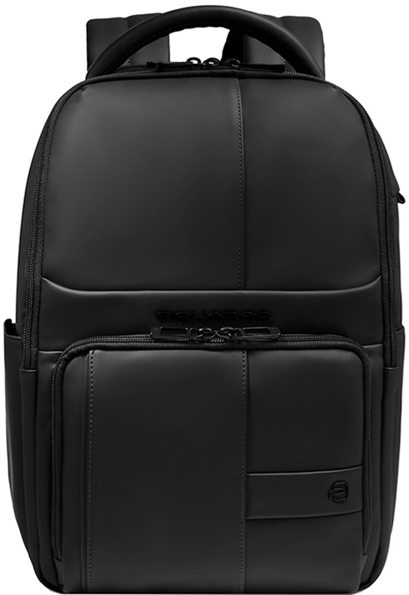 Piquadro Laptoprugzak / Werktas / Rugtas - Dames - 14 inch - Leer - W129W Special - Zwart