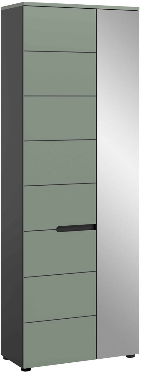 Canu kledingkast Smoke Green NB Basaltgrijs NB - 37x65x190cm