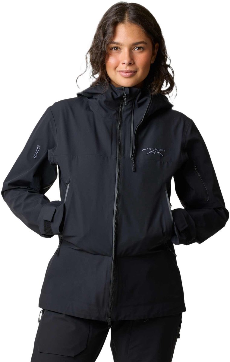 Swedemount Lofoten 3L Shelljas – Dames shelljas Zwart