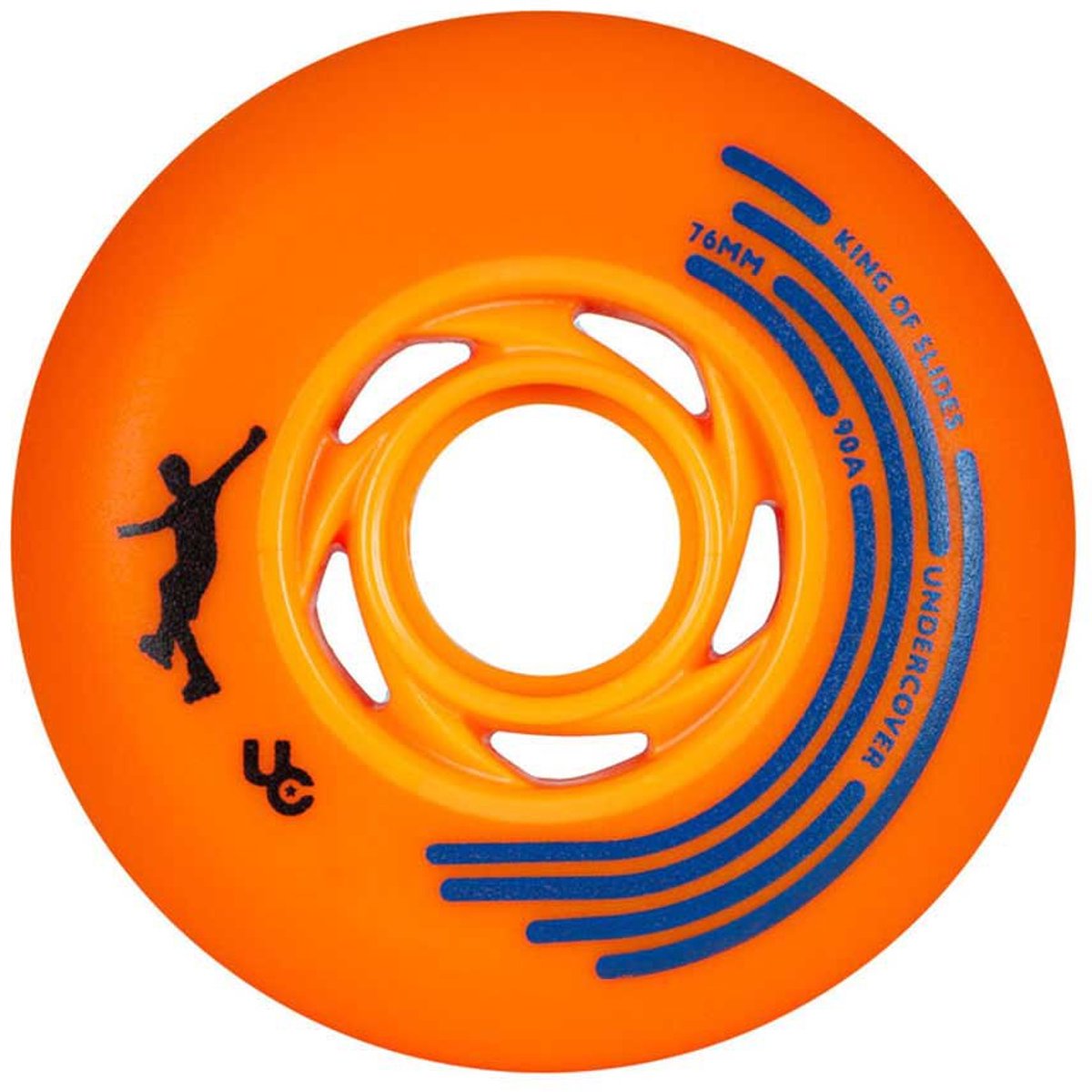 Undercover Wheels King Of Slides Schaatswielen 4 Eenheden Oranje 76 mm / 90A
