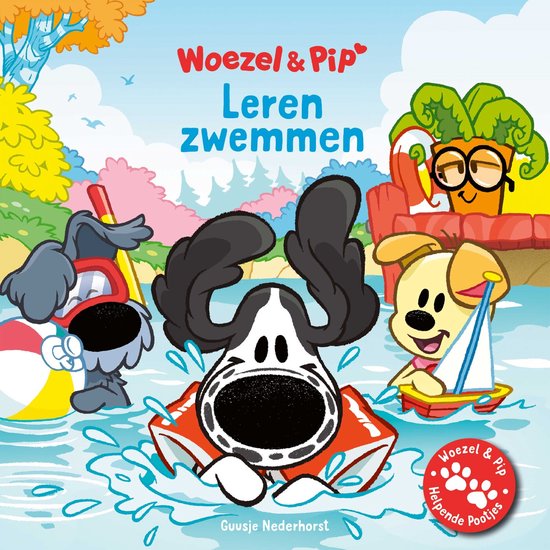 Woezel & Pip - Helpende pootjes - Leren zwemmen - cover
