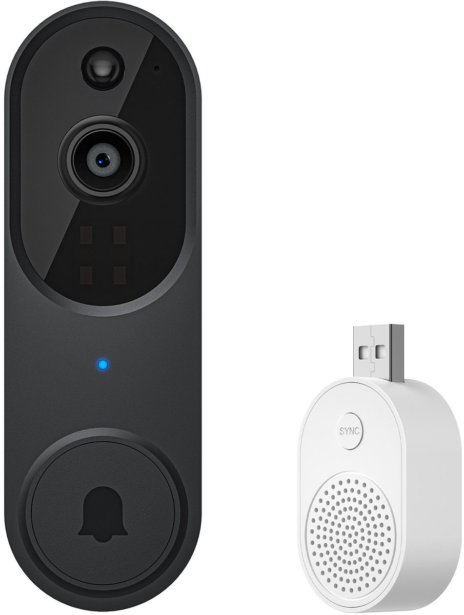 OrangeCart M50 Slimme Videodeurbel Draadloos met Spraak HD - OrangeCartB.V - €41,89