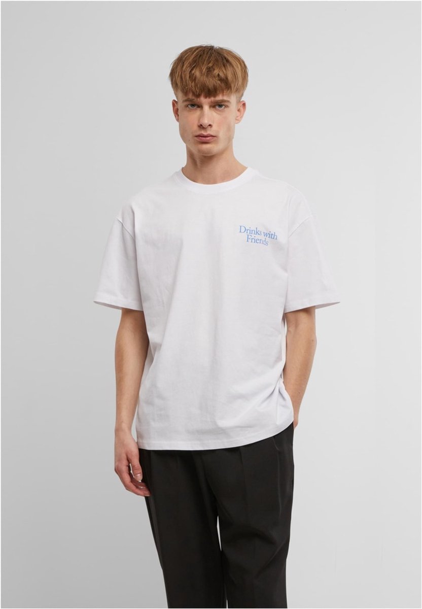 Mister Tee T-Shirt Choose Your Drink Oversize -4XL Wit