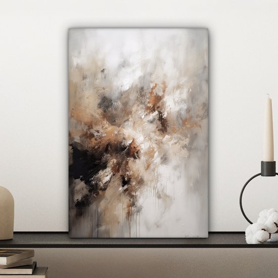 Tableau sur toile 20x30 cm - Tableaux abstraits sur toile - Accessoires de décoration de chambre - Tableaux modernes salon - Décoration murale chambre - Décoration murale cuisine - Tissu mural design d'intérieur - Décoration maison