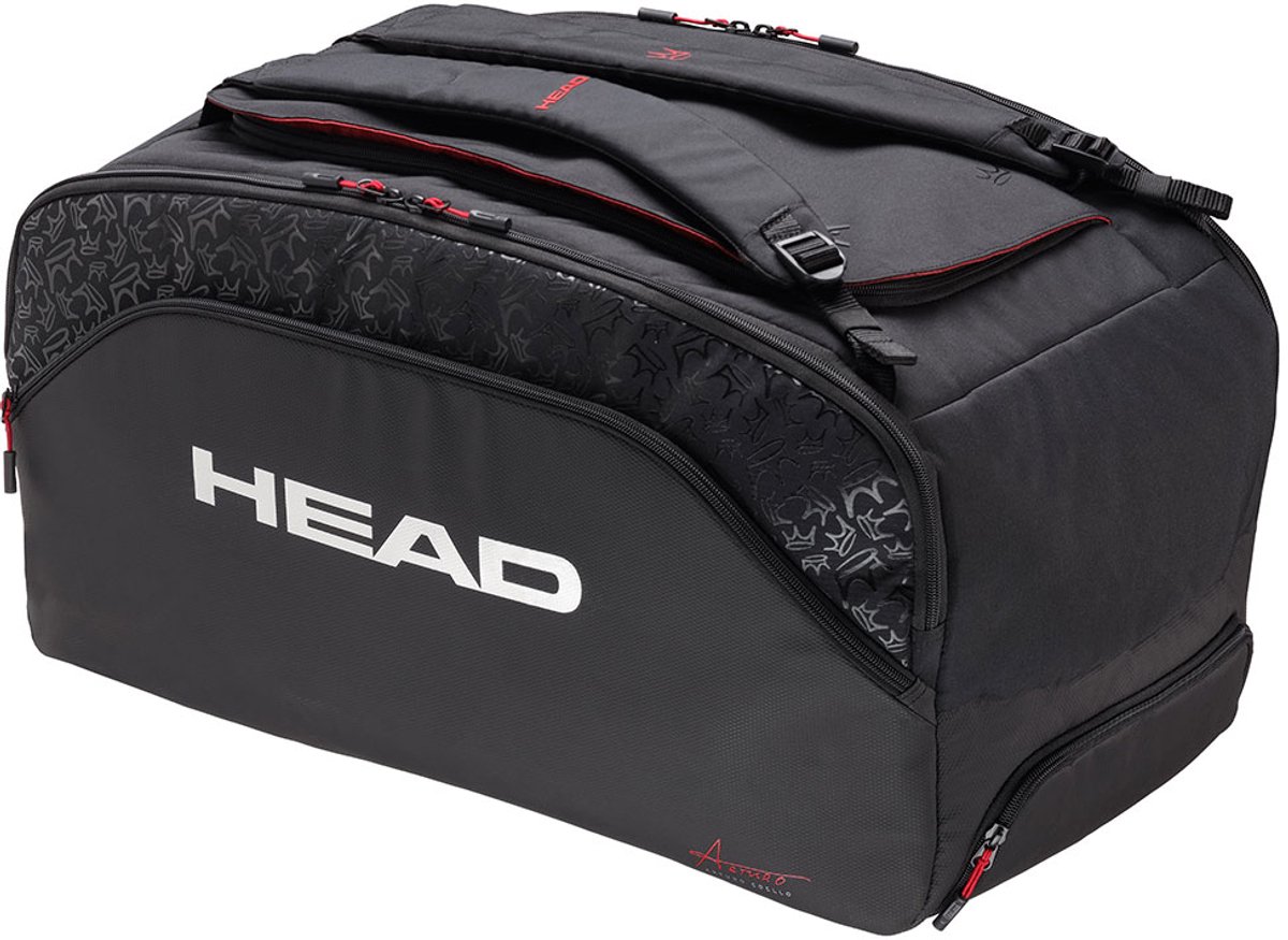 Padelbag Head Coello Pro X Padel Duffle Bag Zwart