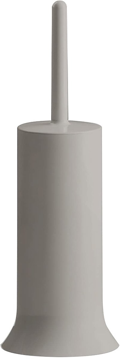 Ibenzoa® Stijlvolle toiletborstel in licht taupe met ontwerp en garantie