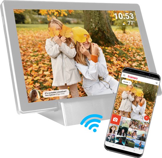 Denver digitale fotolijst – wit