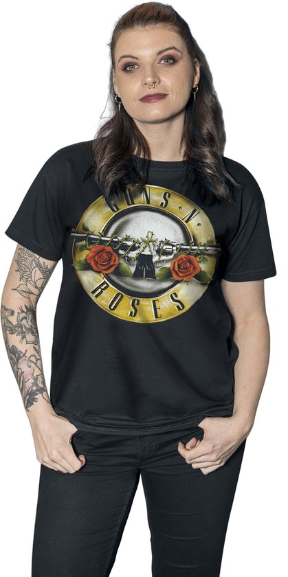 Tshirt Homme Guns N 'Roses - XXL- Logo Classic Zwart